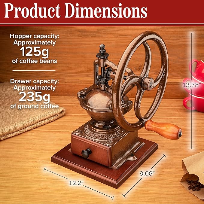 LARGE COFFEE GRINDER (Copper)