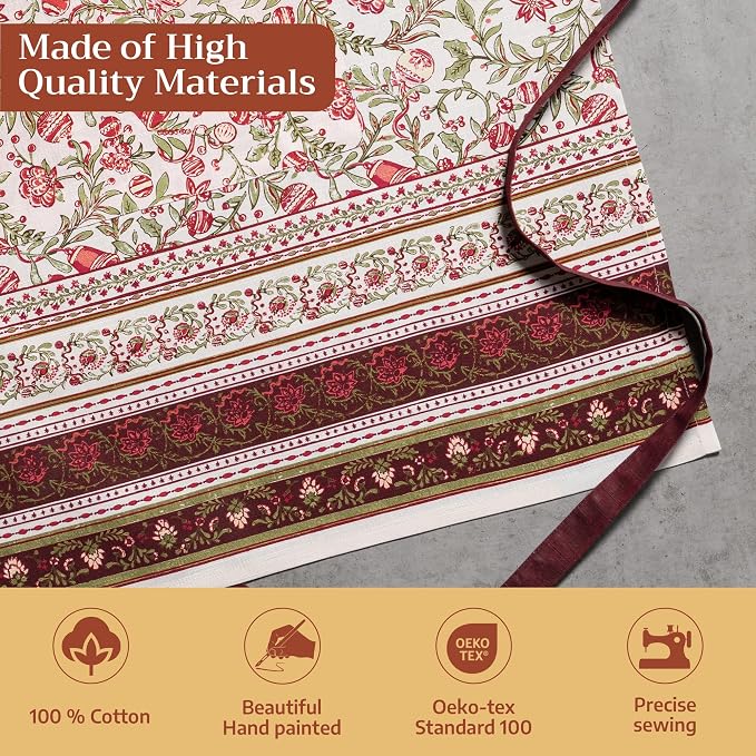 Maison d' Hermine 100% Cotton Apron for women with Pocket Kitchen Chef Apron for Men Cooking Mothers Day Gifts - Image 3