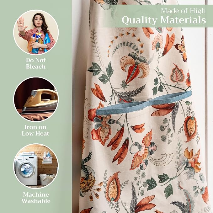 Maison d' Hermine 100% Cotton Apron for women with Pocket Kitchen Chef Apron for Men Cooking Mothers Day Gifts - Image 3