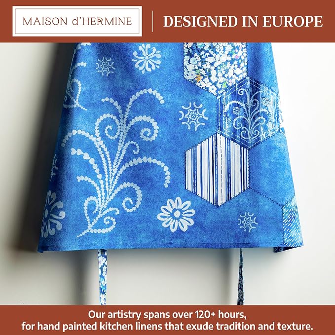 Maison d' Hermine 100% Cotton Apron for women with Pocket Kitchen Chef Apron for Men Cooking Mothers Day Gifts - Image 2
