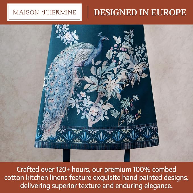 Maison d' Hermine 100% Cotton Apron for women with Pocket Kitchen Chef Apron for Men Cooking Mothers Day Gifts - Image 3