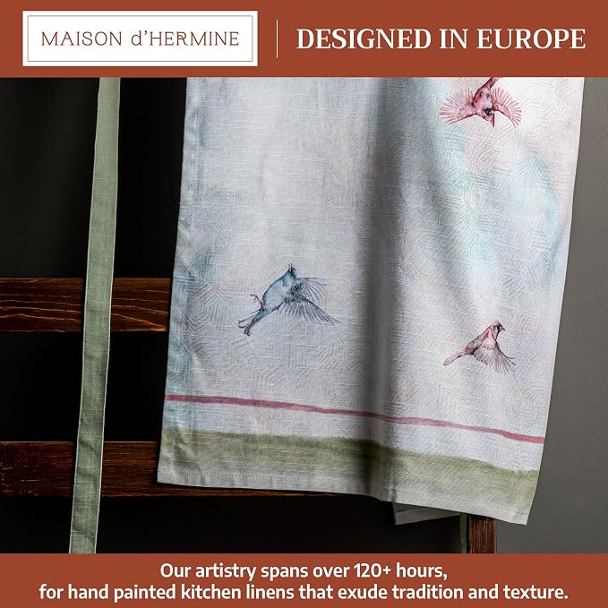 Maison d' Hermine 100% Cotton Apron for women with Pocket Kitchen Chef Apron for Men Cooking Mothers Day Gifts - Image 2