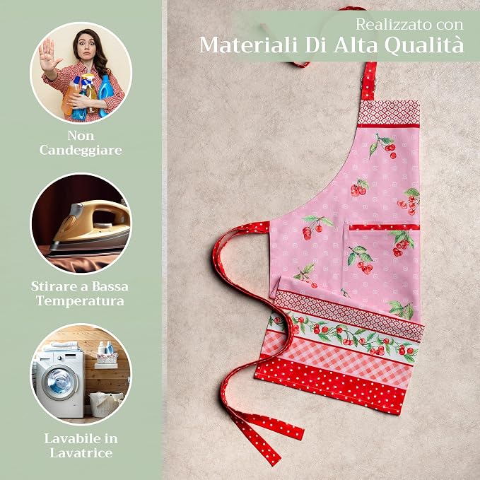 Maison d' Hermine 100% Cotton Apron for women with Pocket Kitchen Chef Apron for Men Cooking Mothers Day Gifts - Image 3