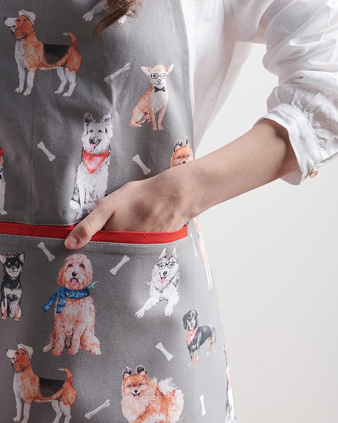 Maison d' Hermine 100% Cotton Apron for women with Pocket Kitchen Chef Apron for Men Cooking Mothers Day Gifts - Image 9