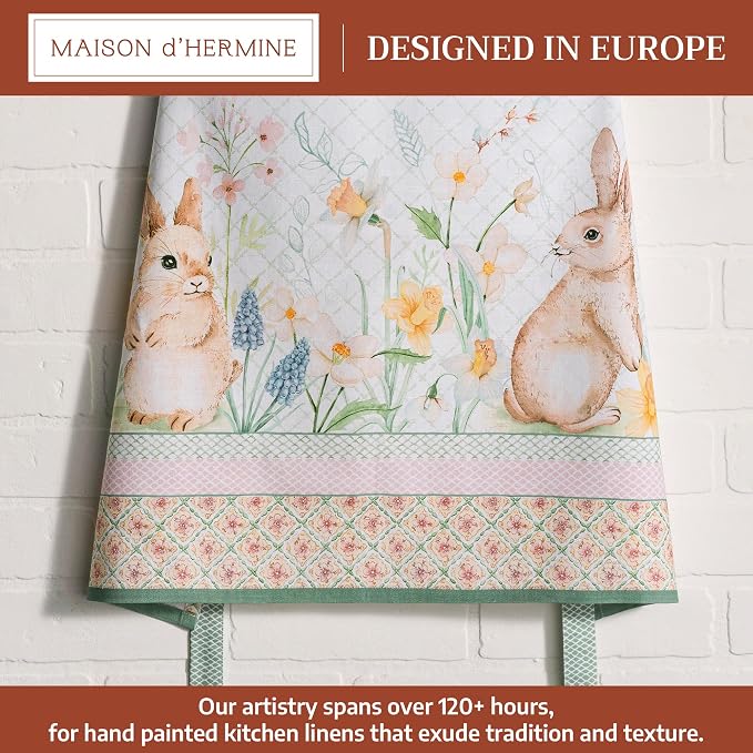Maison d' Hermine 100% Cotton Apron for women with Pocket Kitchen Chef Apron for Men Cooking Mothers Day Gifts - Image 2