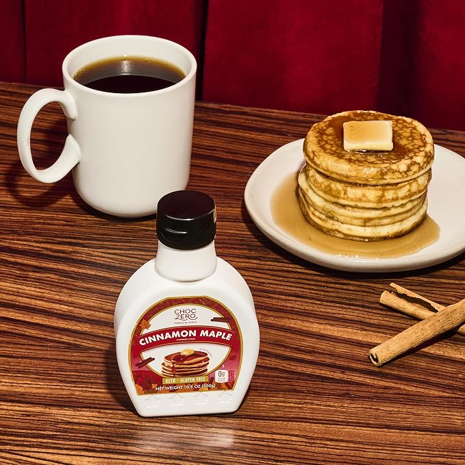ChocZero Cinnamon Maple Syrup – Sugar-Free, Keto Friendly, High Fiber, Monk Fruit Sweetened, Low Carb, Gluten-Free, Vegan – 10.5oz - Image 5