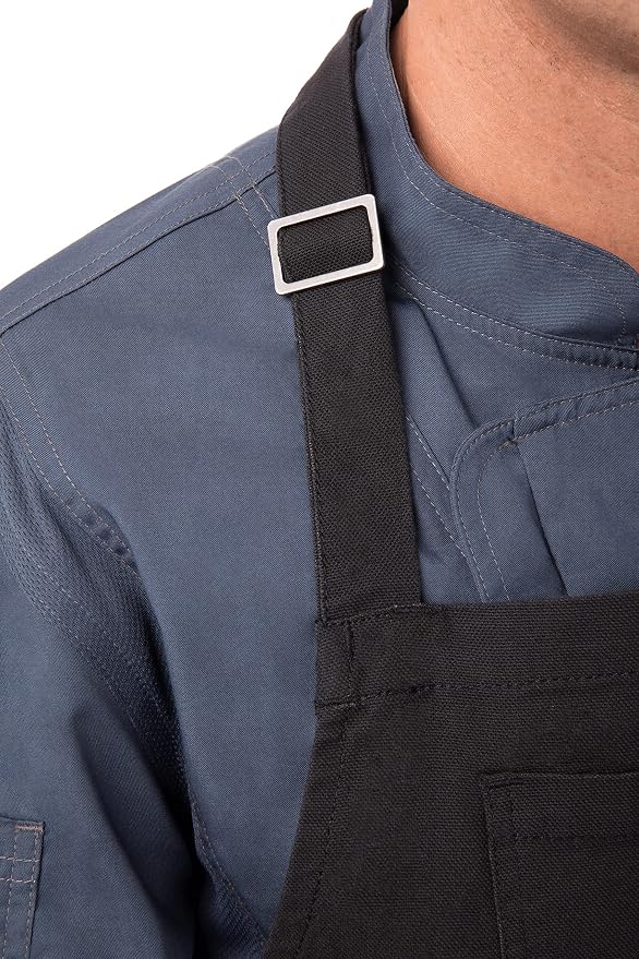 Chef Works Unisex Rockford Chefs Bib Apron - Image 4