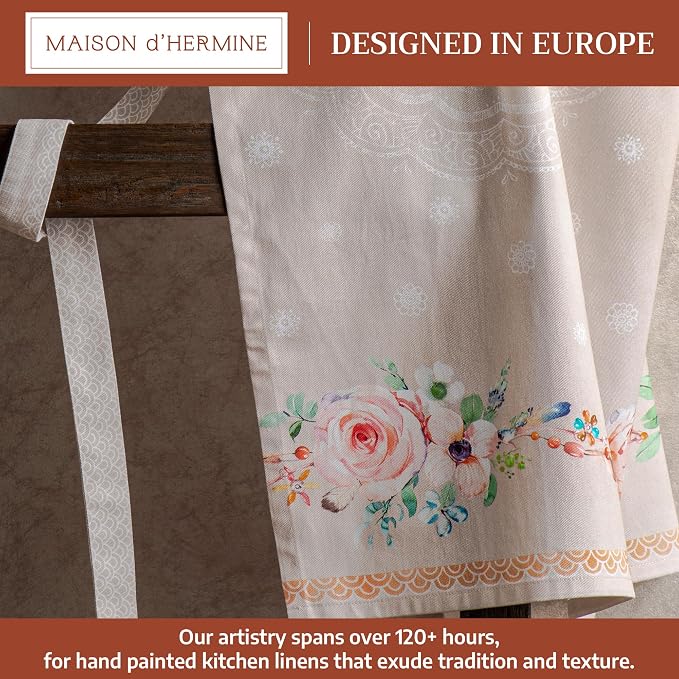 Maison d' Hermine 100% Cotton Apron for women with Pocket Kitchen Chef Apron for Men Cooking Mothers Day Gifts - Image 2