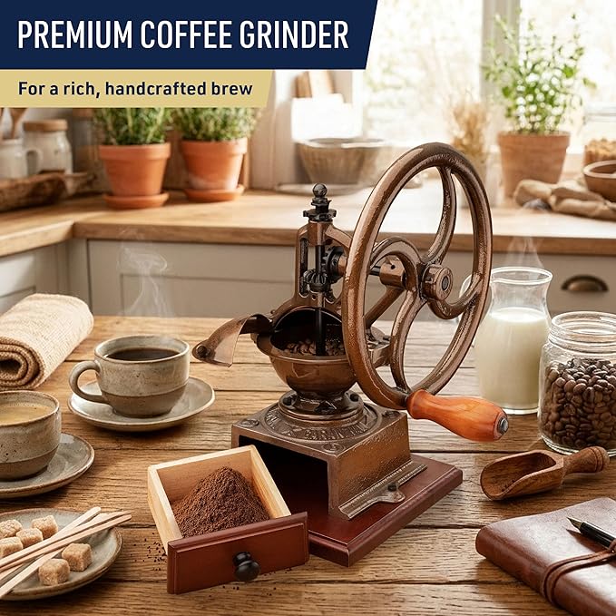 LARGE COFFEE GRINDER (Copper)