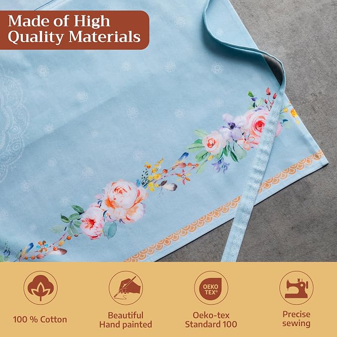 Maison d' Hermine 100% Cotton Apron for women with Pocket Kitchen Chef Apron for Men Cooking Mothers Day Gifts - Image 3