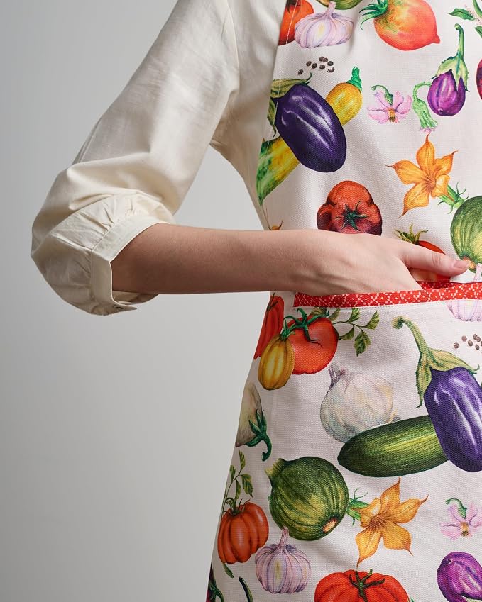 Maison d' Hermine 100% Cotton Apron for women with Pocket Kitchen Chef Apron for Men Cooking Mothers Day Gifts - Image 9