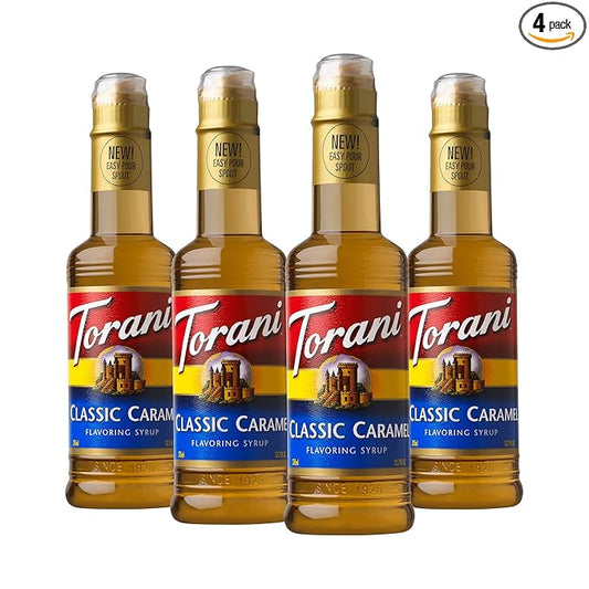 Torani Classic Caramel Syrup 12.7 Ounce, 4 Count