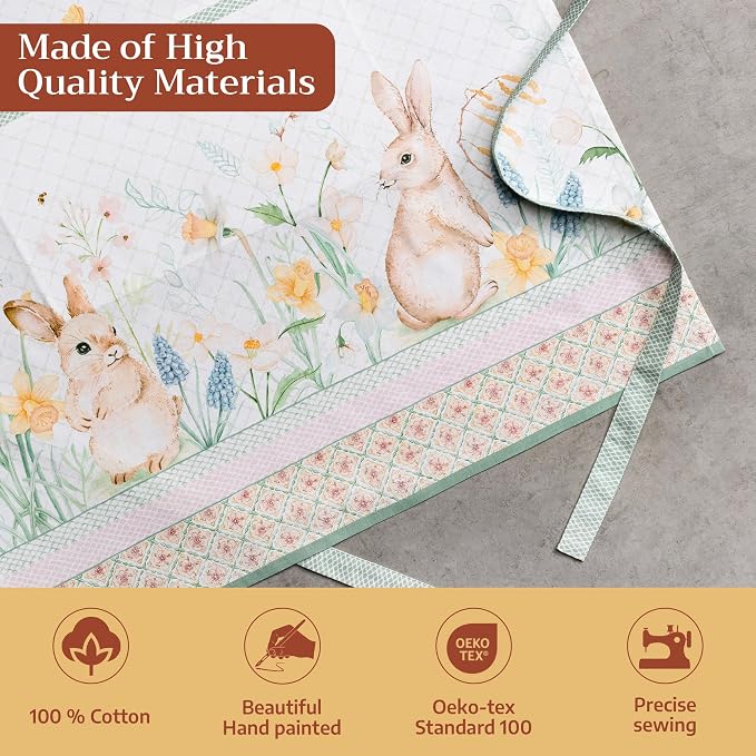 Maison d' Hermine 100% Cotton Apron for women with Pocket Kitchen Chef Apron for Men Cooking Mothers Day Gifts - Image 3