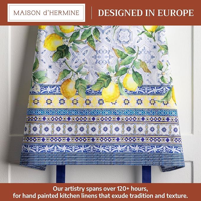 Maison d' Hermine 100% Cotton Apron for women with Pocket Kitchen Chef Apron for Men Cooking Mothers Day Gifts - Image 2