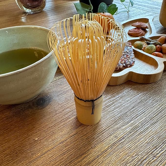 JapanBargain 2200, 3-Pack Bamboo Matcha Whisks Japanese Ceremonial Matcha Chasen Green Tea Powder Whisk for Tea Ceremony, 100 Prong
