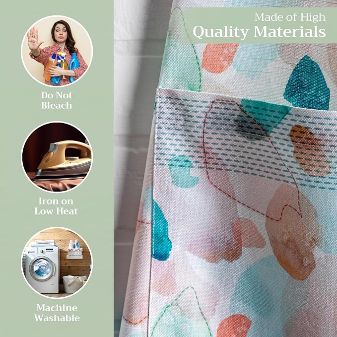 Maison d' Hermine 100% Cotton Apron for women with Pocket Kitchen Chef Apron for Men Cooking Mothers Day Gifts - Image 3