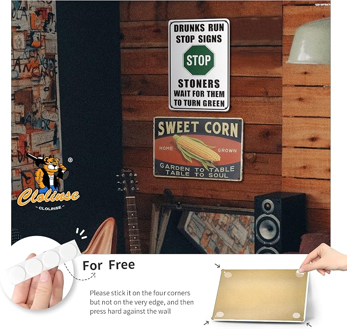 Vintage Bar Cool Things Shop Room Decor | Funny Man Cave | Wall Tin Sign Stuff Poster For Home House | Coffee Garage | Metal Retro Sign Home 8x12 Inch - Image 5