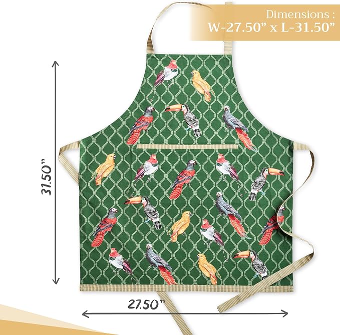 Maison d' Hermine 100% Cotton Apron for women with Pocket Kitchen Chef Apron for Men Cooking Mothers Day Gifts - Image 4