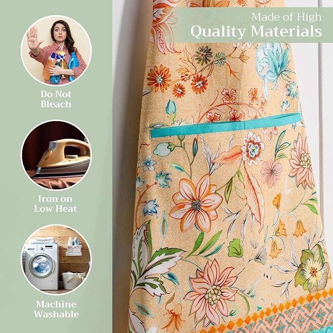 Maison d' Hermine 100% Cotton Apron for women with Pocket Kitchen Chef Apron for Men Cooking Mothers Day Gifts - Image 3