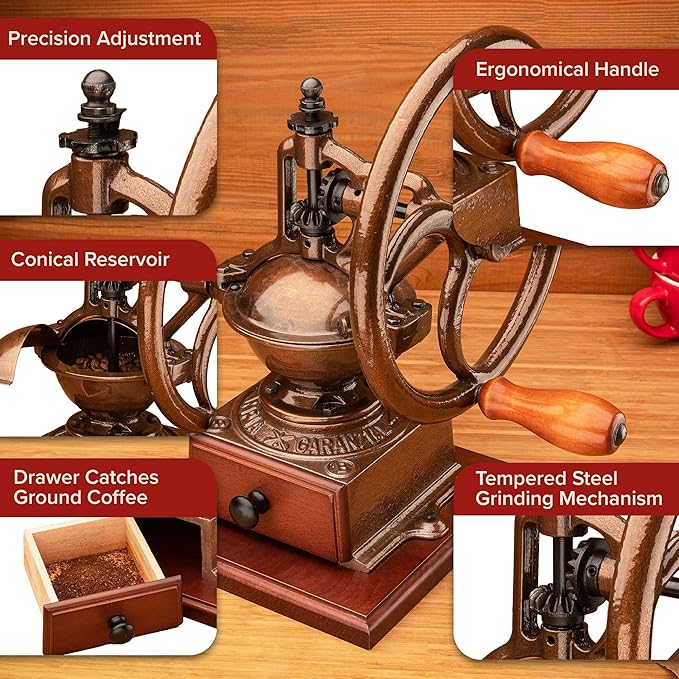 LARGE COFFEE GRINDER (Copper)