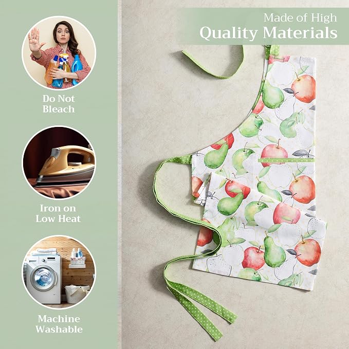 Maison d' Hermine 100% Cotton Apron for women with Pocket Kitchen Chef Apron for Men Cooking Mothers Day Gifts - Image 3