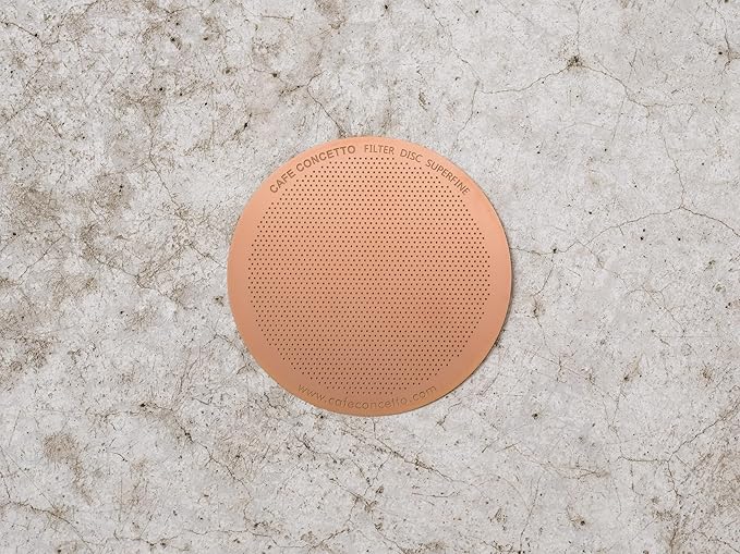Filter for use in AeroPress XL Coffee Makers (Superfine XL) - Premium Replacement Disc - Reusable Metal, Titanium Coated Stainless Steel. Upgrade Your Mesh or Filter Papers