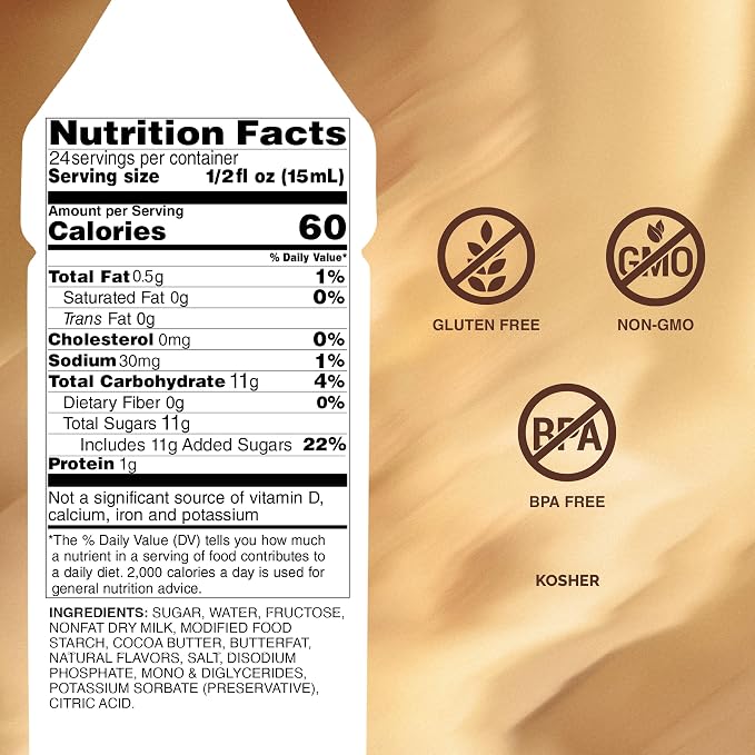 Monin - Gourmet White Chocolate Sauce, Creamy and Buttery, Great for Desserts, Coffee, and Snacks, Gluten-Free, Non-GMO (12 Ounce) - Image 2