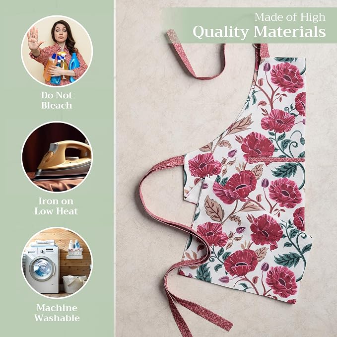 Maison d' Hermine 100% Cotton Apron for women with Pocket Kitchen Chef Apron for Men Cooking Mothers Day Gifts - Image 3