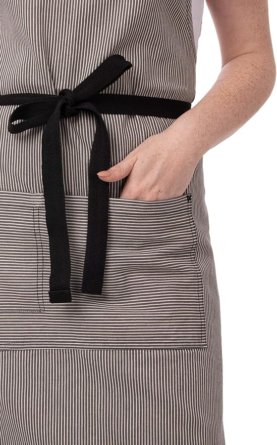 Chef Works Unisex Portland Kitchen Apron, Black, One Size - Image 11