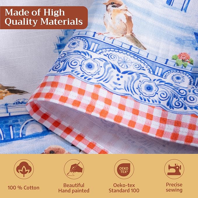 Maison d' Hermine 100% Cotton Apron for women with Pocket Kitchen Chef Apron for Men Cooking Mothers Day Gifts - Image 3