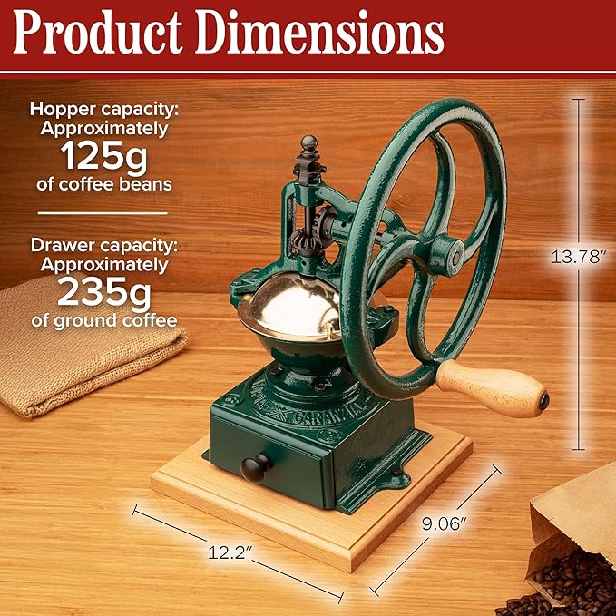 LARGE COFFEE GRINDER (Green)