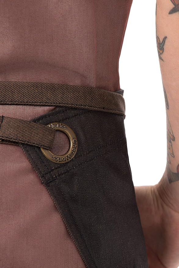 Chef Works Unisex Boulder Half Bistro Apron - Image 3
