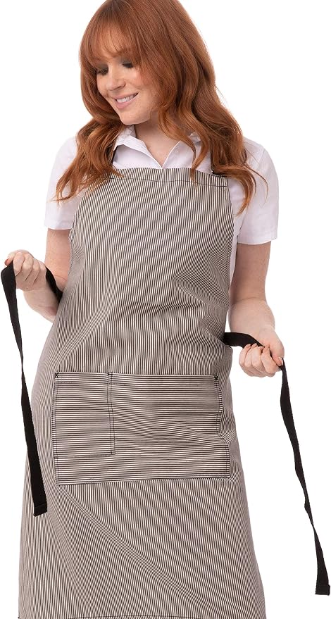 Chef Works Unisex Portland Kitchen Apron, Black, One Size - Image 6