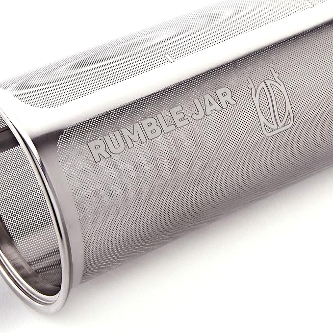 Rumble Jar - Next-Gen Cold Brew Coffee Maker for Mason Jars - 200 Micron Filter Is Ideal for Coarse Grounds & Stronger Coffee - Standalone Filter (Mason Jar not included)