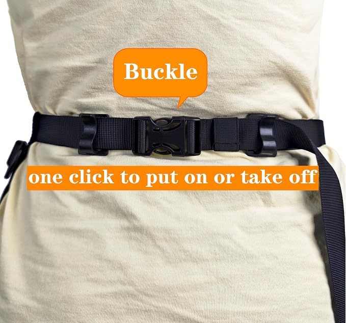Barber Apron with 7 Pockets, Hair Stylist Apron for Men Women, Waterproof and Bleach-proof Hairdresser Bag for Cosmetology - Image 7