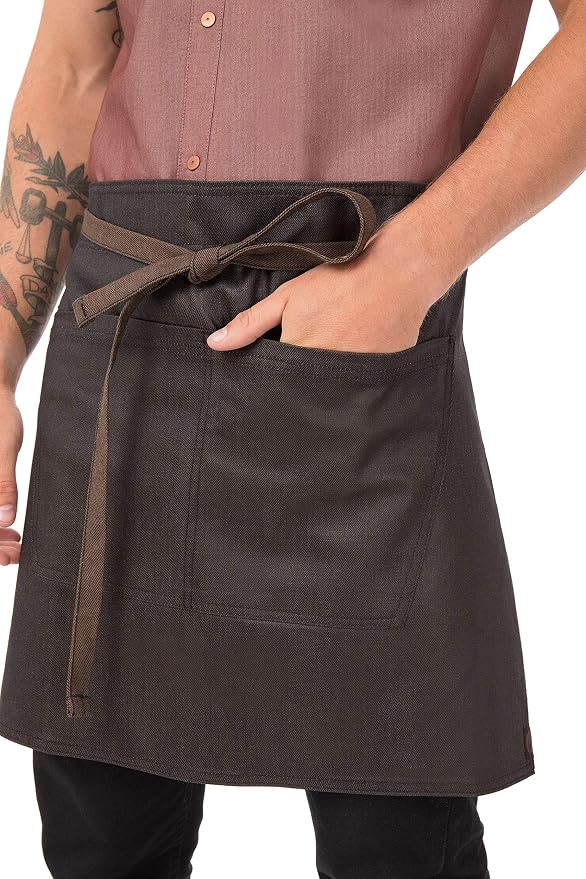 Chef Works Unisex Boulder Half Bistro Apron - Image 10
