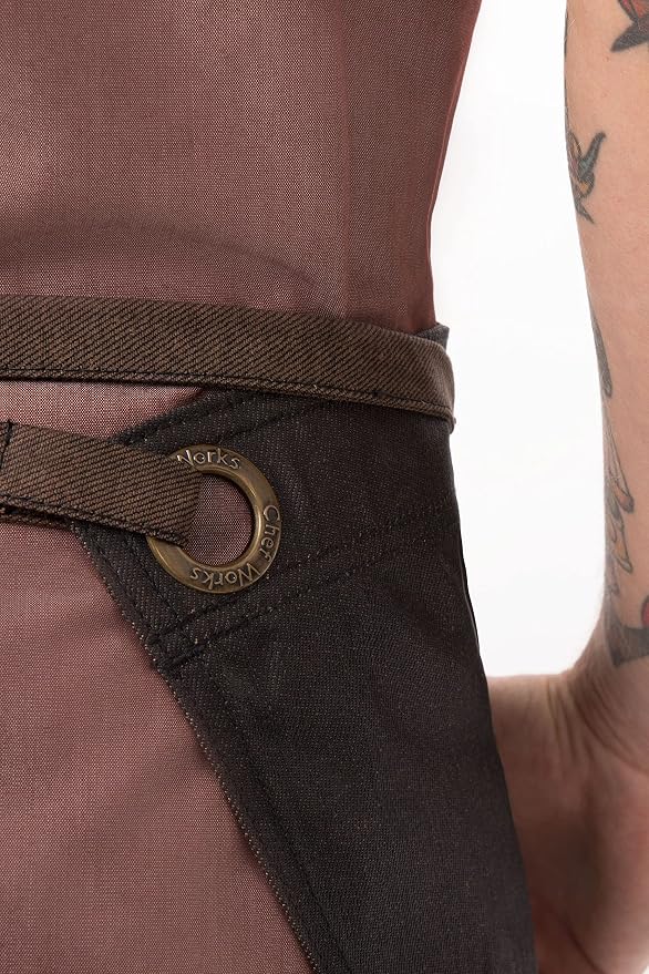 Chef Works Unisex Boulder Half Bistro Apron - Image 7