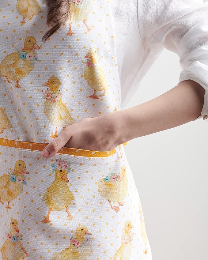 Maison d' Hermine 100% Cotton Apron for women with Pocket Kitchen Chef Apron for Men Cooking Mothers Day Gifts - Image 9