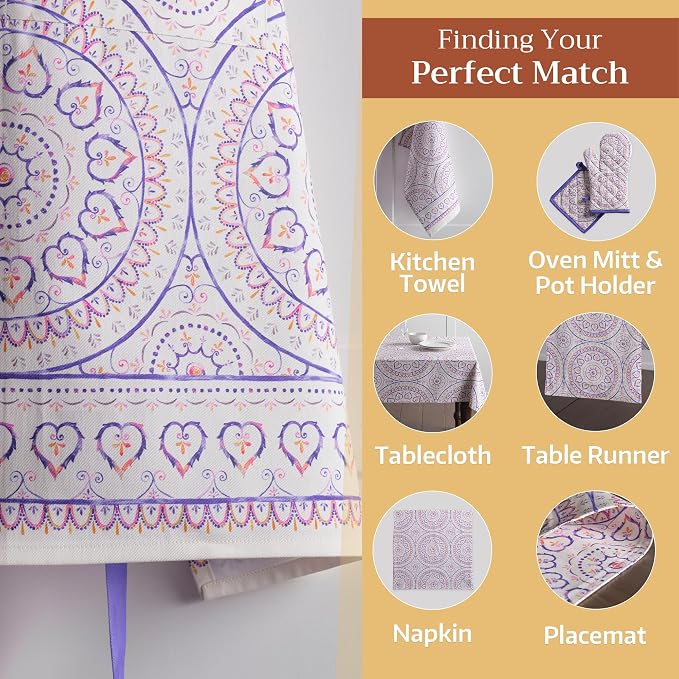 Maison d' Hermine 100% Cotton Apron for women with Pocket Kitchen Chef Apron for Men Cooking Mothers Day Gifts - Image 5