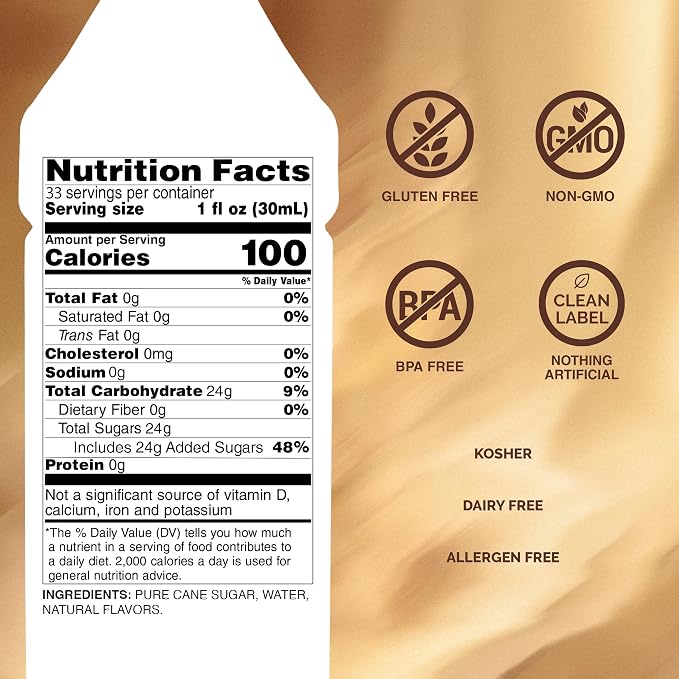 Monin - Peppermint Syrup, Cool Tingle of Candy Cane, Natural Flavors, Great for Cocoas, Mochas, Smoothies, and Sodas, Non-GMO, Gluten-Free (1 Liter) - Image 2