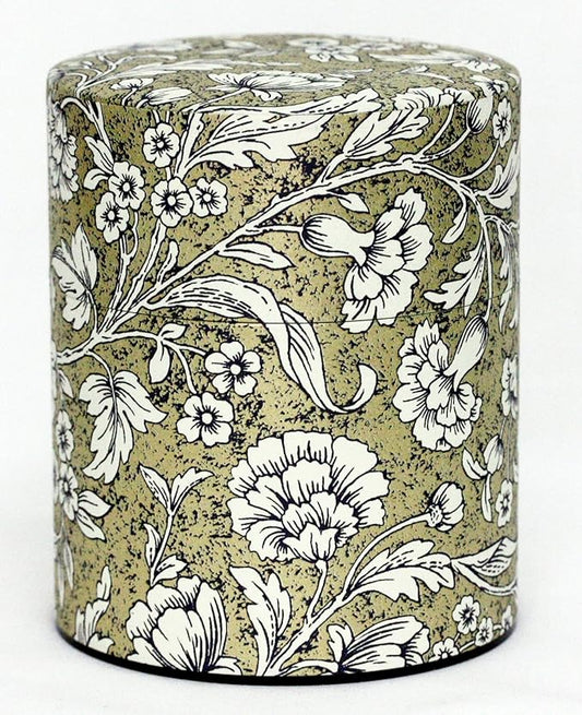 Tea Tin Canister: Florence Collection Wide 7oz (200g) TSC-029, Japan
