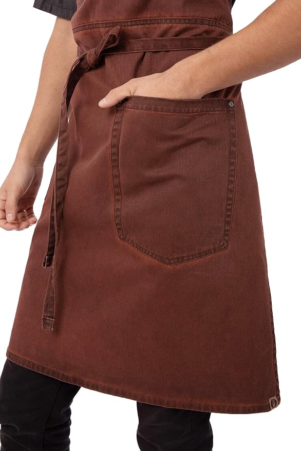 Chef Works Unisex Dorset Bib Apron - Image 2