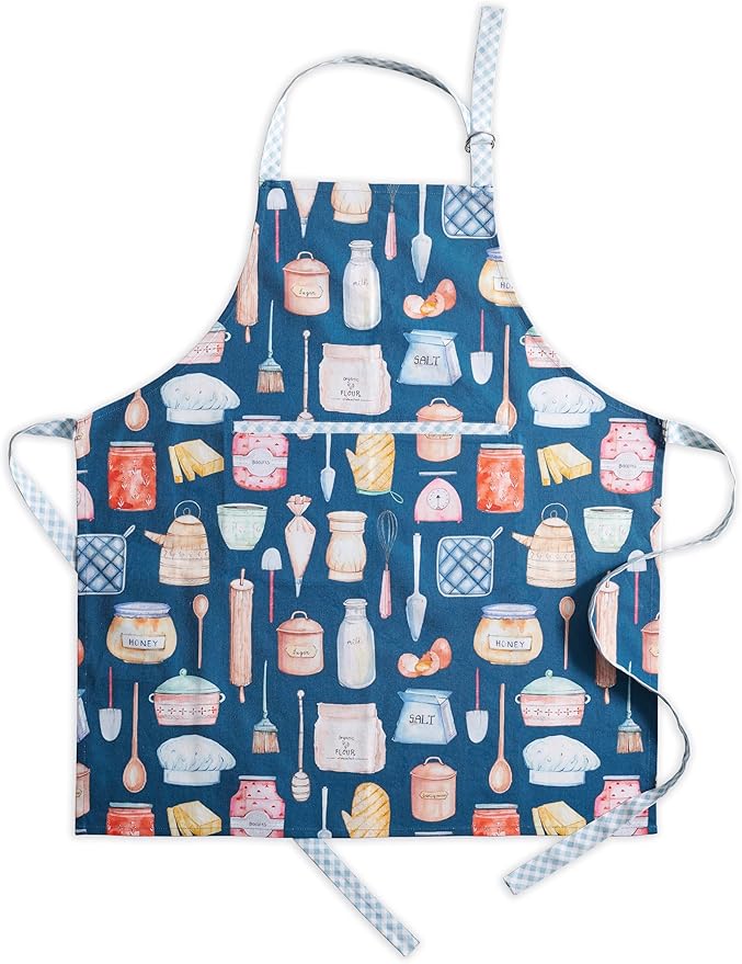 Maison d' Hermine 100% Cotton Apron for women with Pocket Kitchen Chef Apron for Men Cooking Mothers Day Gifts by MaisondHermine