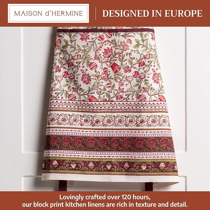 Maison d' Hermine 100% Cotton Apron for women with Pocket Kitchen Chef Apron for Men Cooking Mothers Day Gifts - Image 2