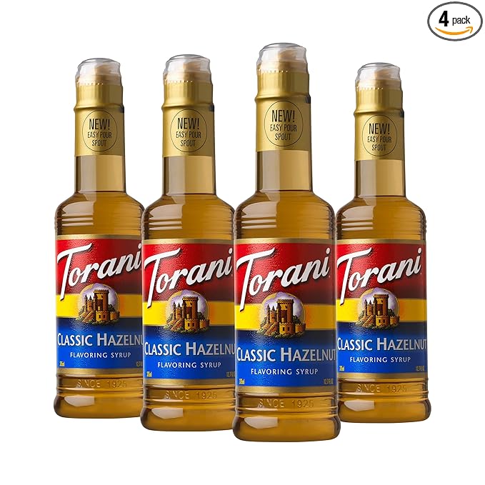 Torani Syrup, Classic Hazelnut, 12.7 Fl Oz (Pack of 4)