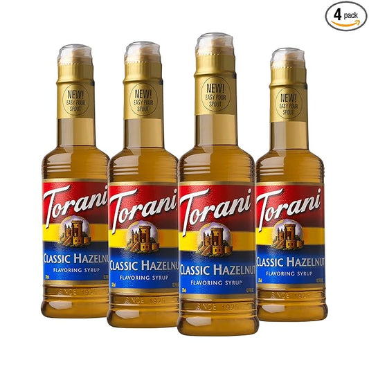 Torani Syrup, Classic Hazelnut, 12.7 Fl Oz (Pack of 4)