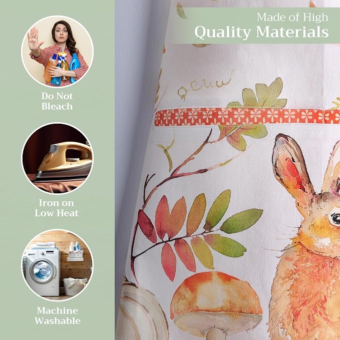 Maison d' Hermine 100% Cotton Apron for women with Pocket Kitchen Chef Apron for Men Cooking Mothers Day Gifts - Image 3