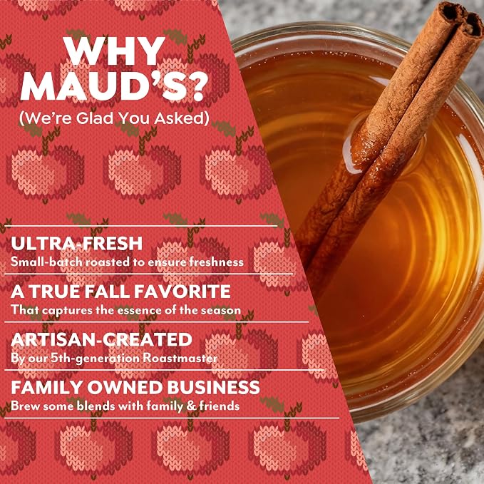 Maud's Hot Apple Cider Pods, 24 ct, Recyclable Single Serve Pods – Spiced Apple Cider Flavored Pod, Compatible with Keurig K Cups Maker - Image 5