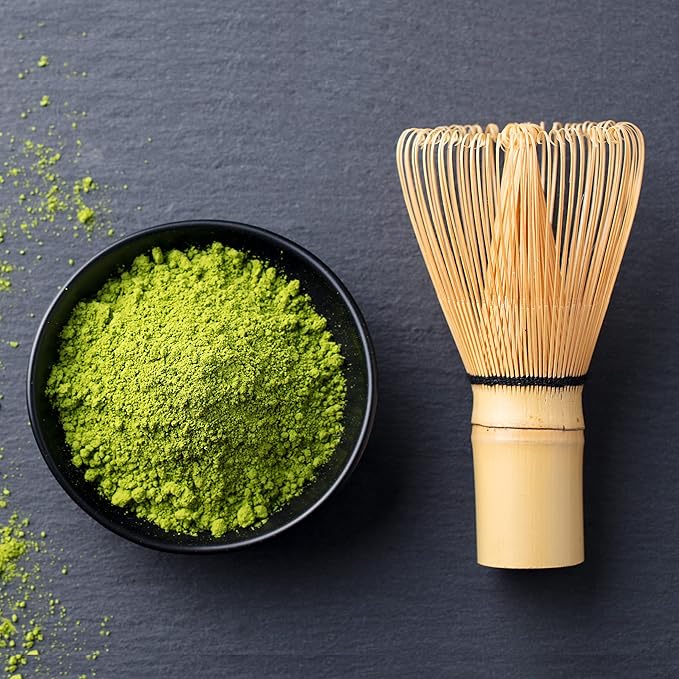Premium Quality Matcha Chasen Whisk – 100 Prong – Bamboo Whisk For Matcha Tea –Authentic Traditional Bamboo Whisker – Easy To Use and Clean – Matcha Green Tea Whisk For A Perfect Frothy Cup