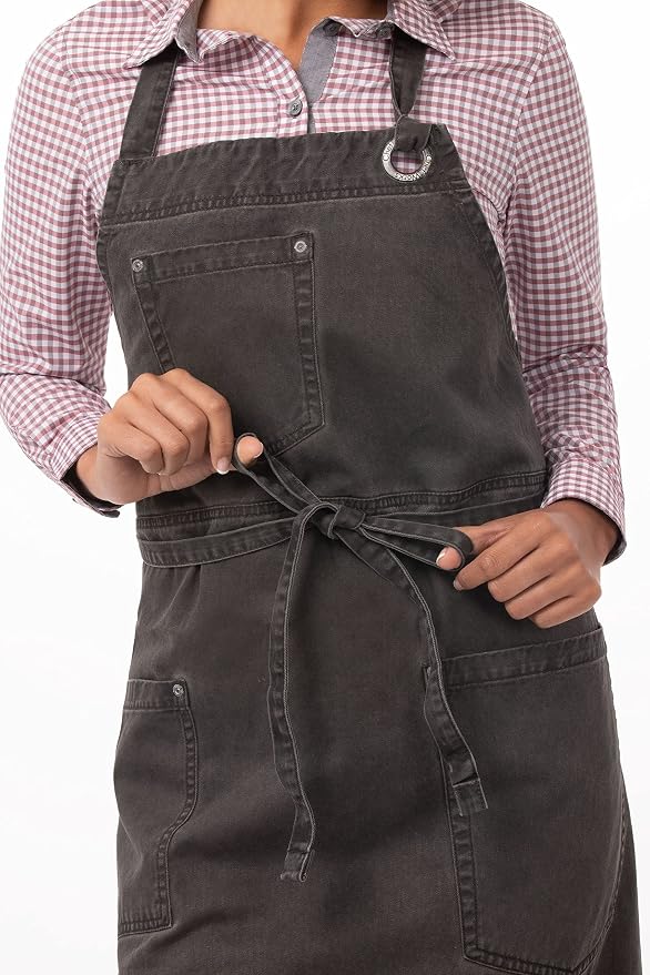 Chef Works Unisex Dorset Bib Apron - Image 3